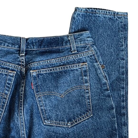 Levi’s VTG 70s Women’s Sz 26 High Rise Tapered Jeans USA Made Stonewash Denim - Picture 9 of 15